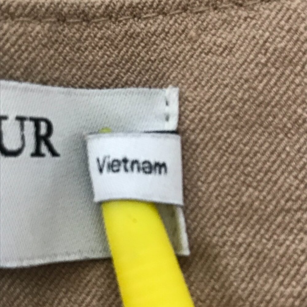 M. M. Lafleur Milo Wide Leg Pants Women 6 Beige High Rise Stretch Workwear 18897 - Picture 11 of 14